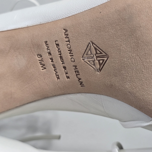 NWT Antonio Melani Lillian Ballet Strap Leather Stiletto Heels Women's Size 8.5M - Picture 14 of 15